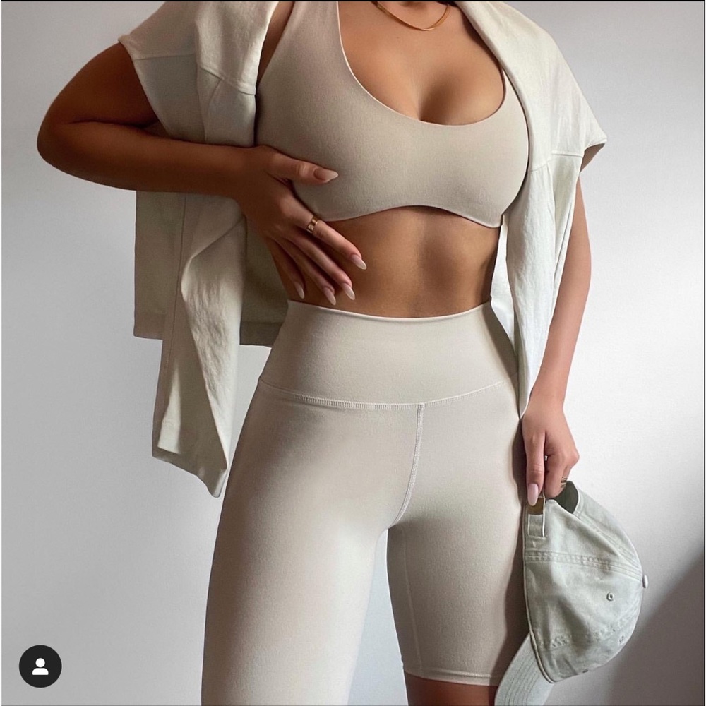 NWT Joah Brown Sueded Yuma Biker Body Shorts S/M